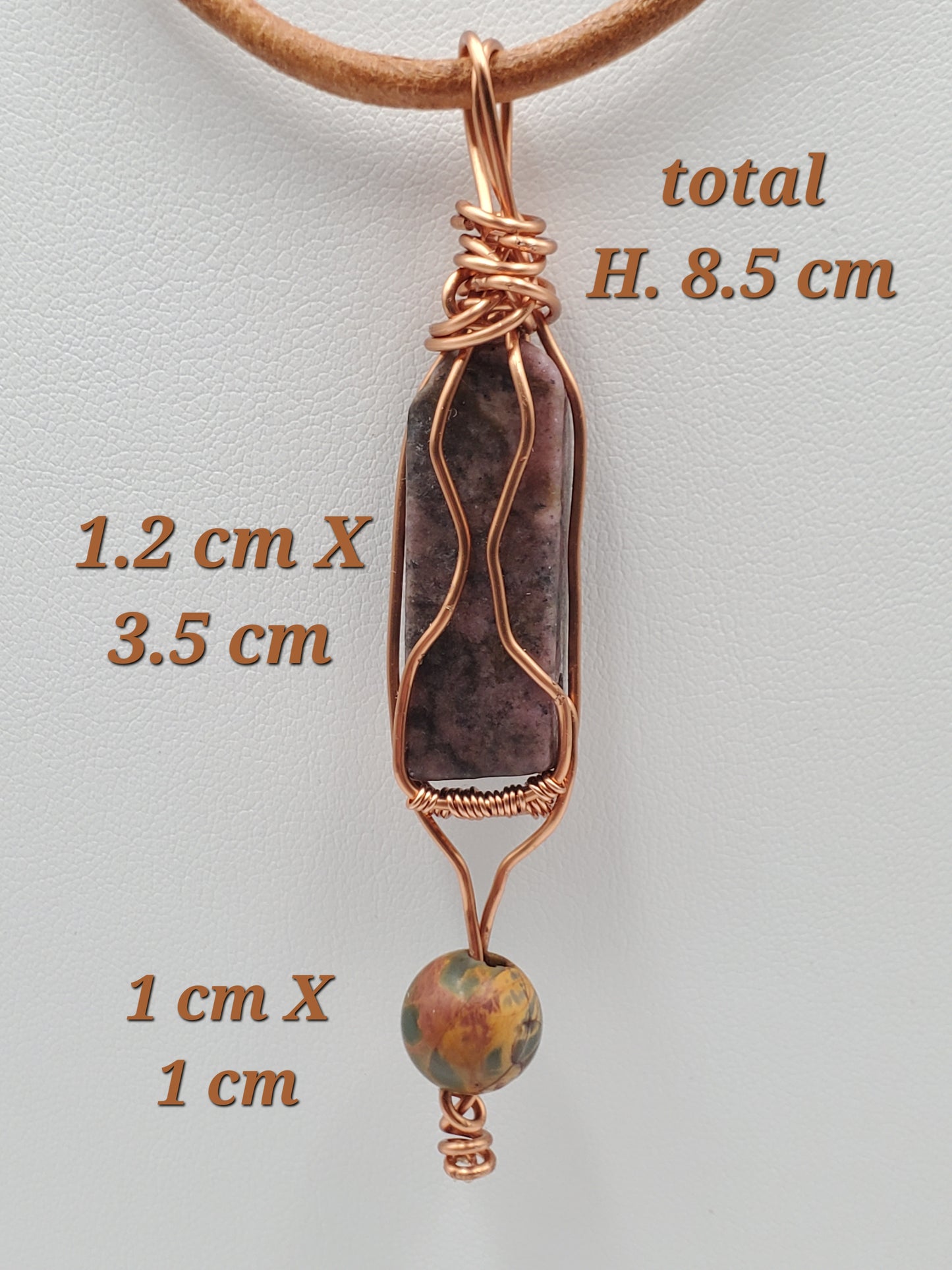 Rhodonite, Red Creek Jasper et Chrysophrase