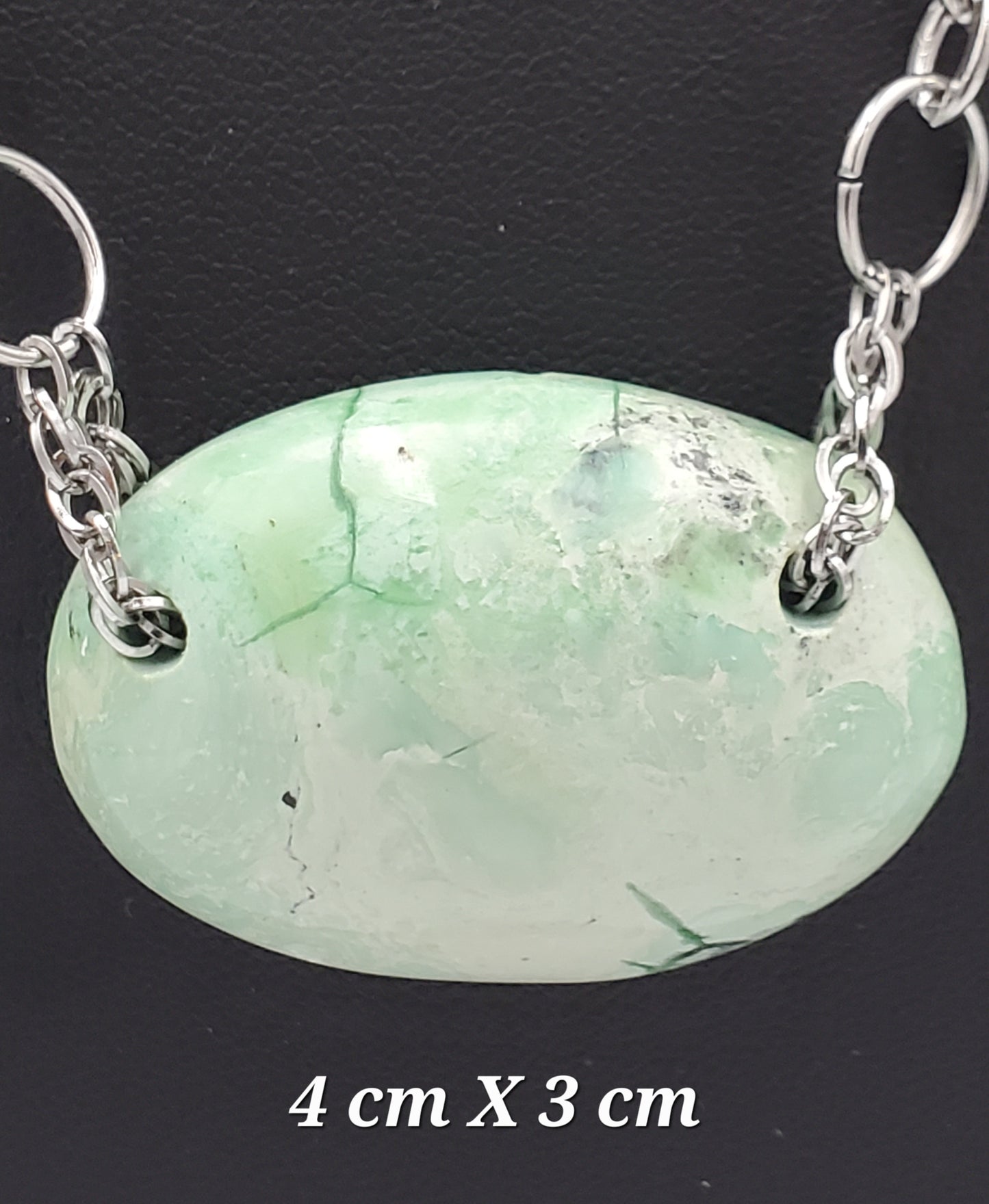 Apple Green Variscite et Mother of pearl