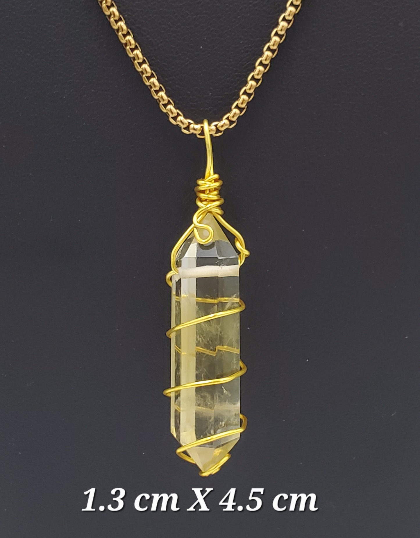 Golden Topaz AAA et Agate Druzy