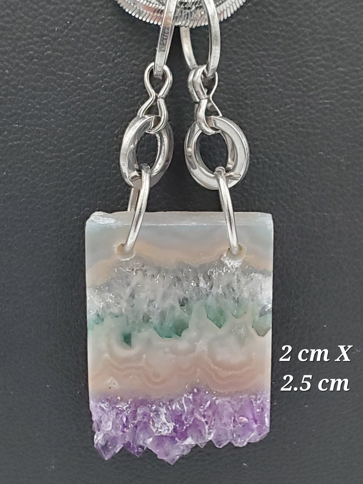 Amethyst stalactite et African Turquoise
