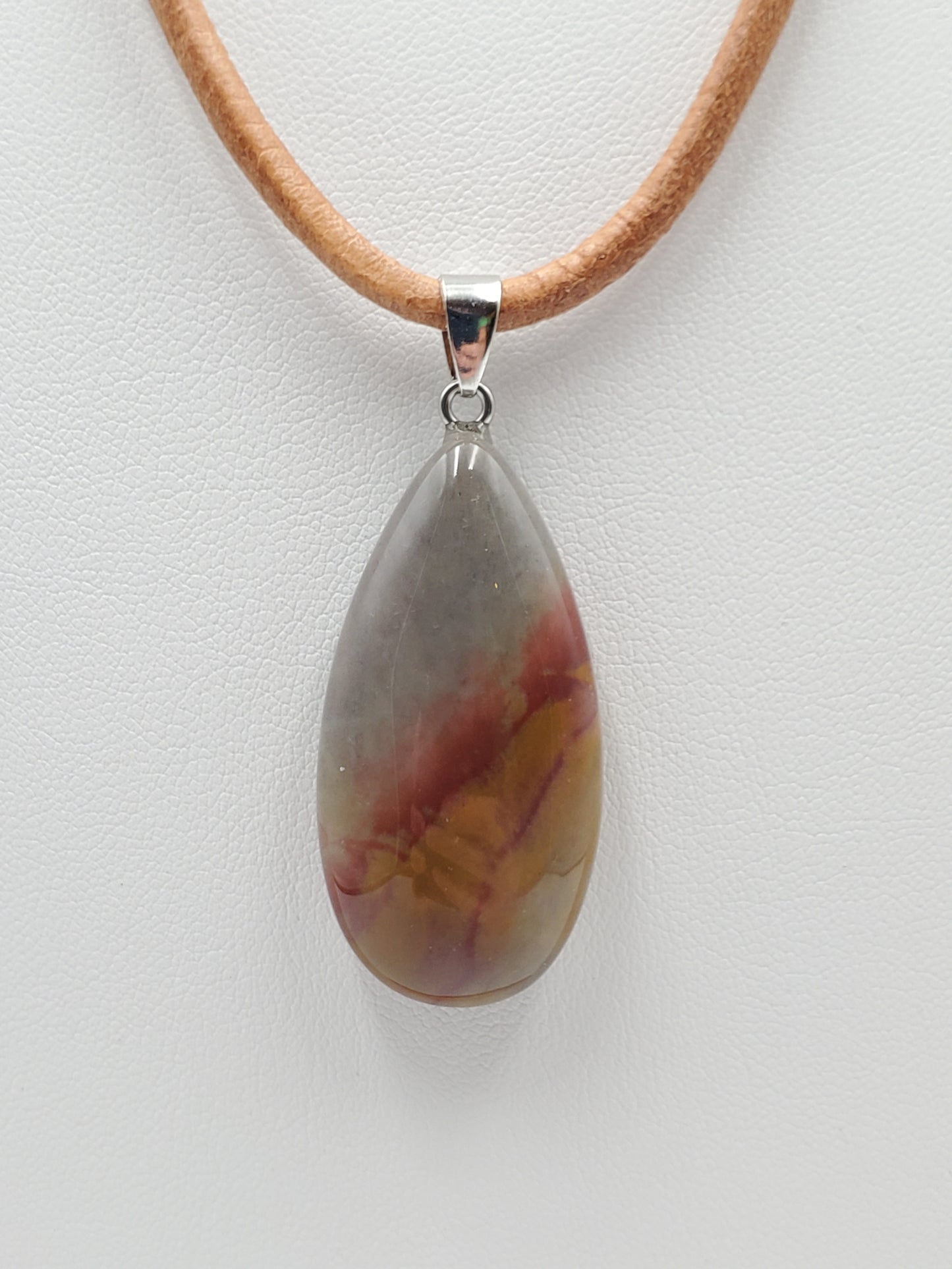 Polychrome Jasper, Rhodonite et turquoise
