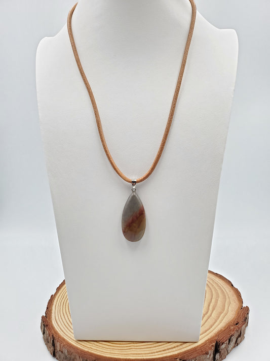 Polychrome Jasper, Rhodonite et turquoise