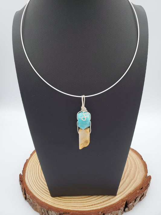 Amazonite et Agate Oco